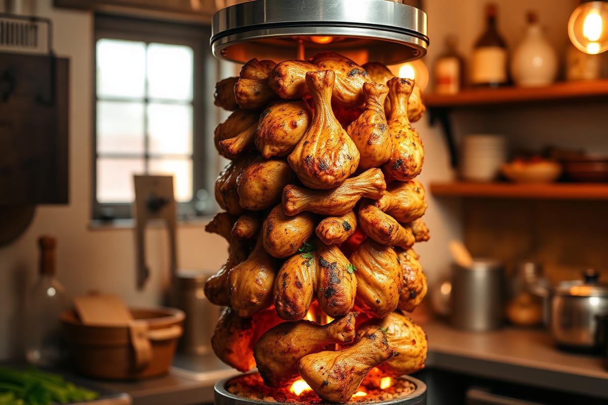 Build a home vertical rotisserie